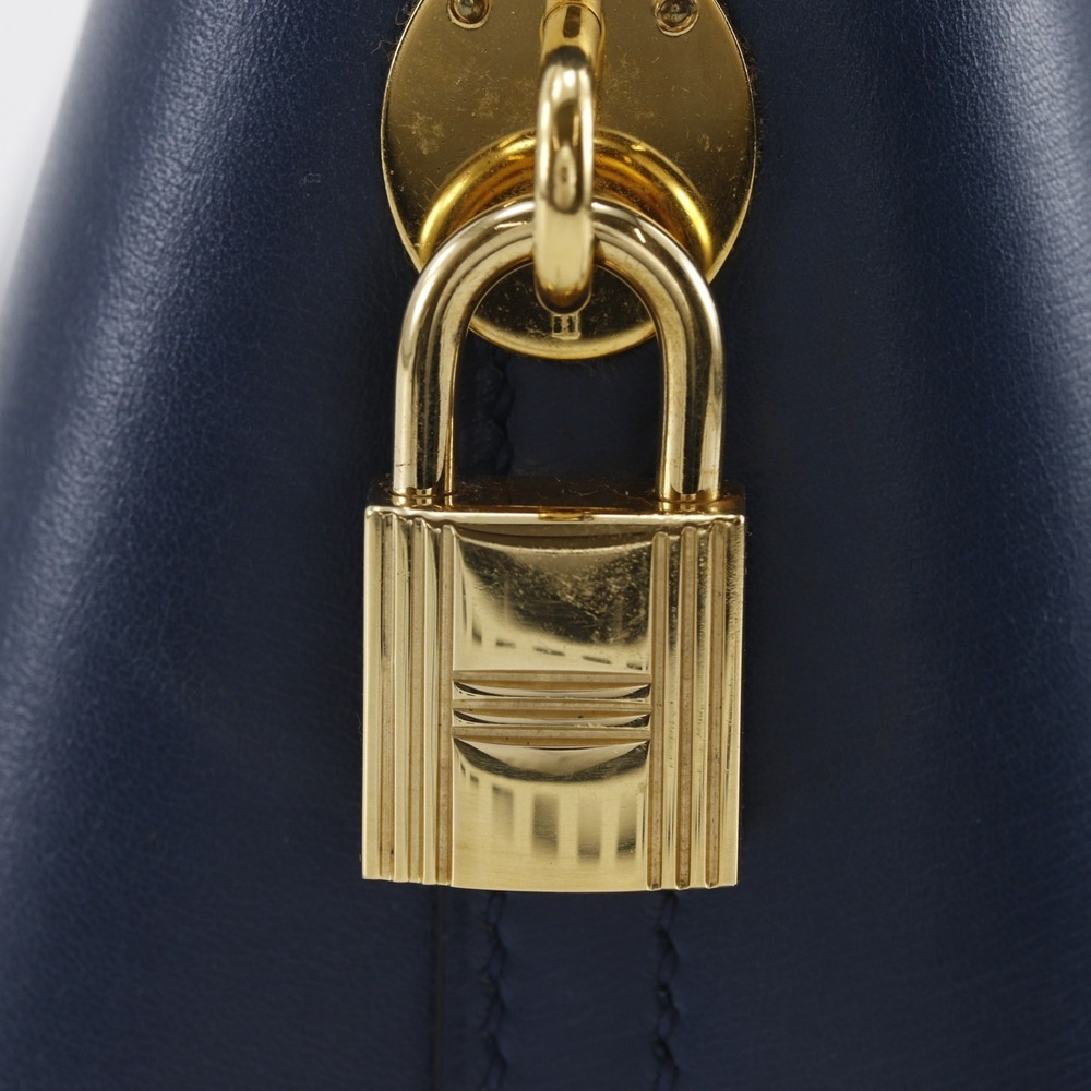 Hermes Bolide 31 Handbag, 2-Way Shoulder Bag x Veau Tadelakt Blue Marine, 199... - Picture 16 of 16